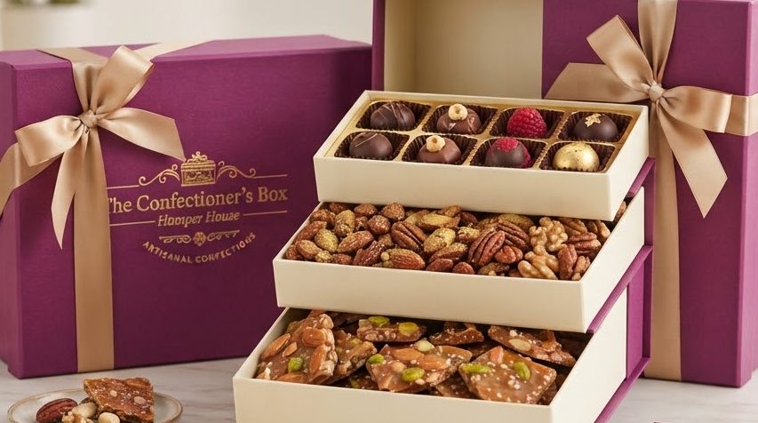 The Confectioner's Box — detail view